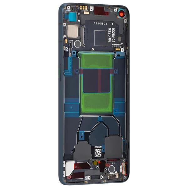 LCD-skärm + Touchscreen för Oppo Reno 6 med Svart Chassi