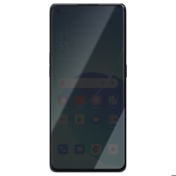 LCD-skärm + Pekskärm för Oppo Reno 6 Pro med svart chassi