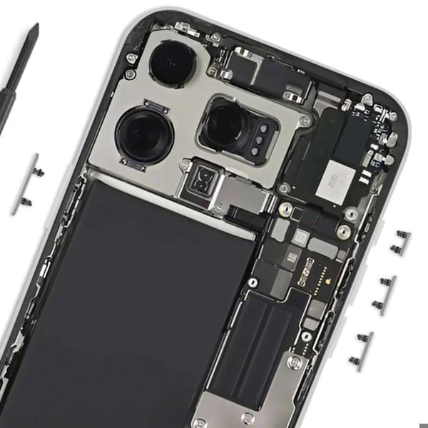 Power- och Volymknapp för iPhone 16 och iPhone 16 Plus Vit