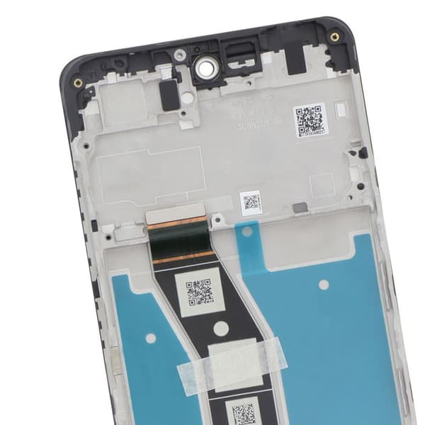 Skärm för Motorola Moto G04s LCD + Touchglas + Original Motorola Svart Chassi