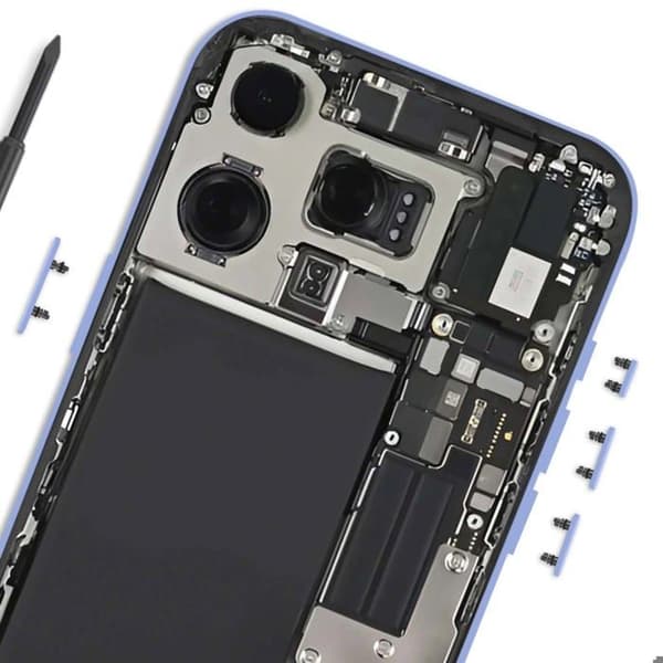 Power- och Volymknapp för iPhone 16 och iPhone 16 Plus Blå