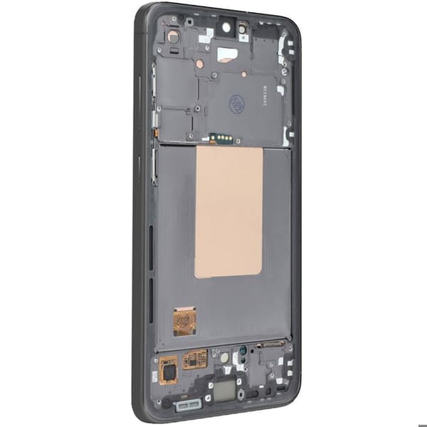 Skärm för Samsung S24 FE LCD + Taktile Glas + Original Samsung Chassi Svart