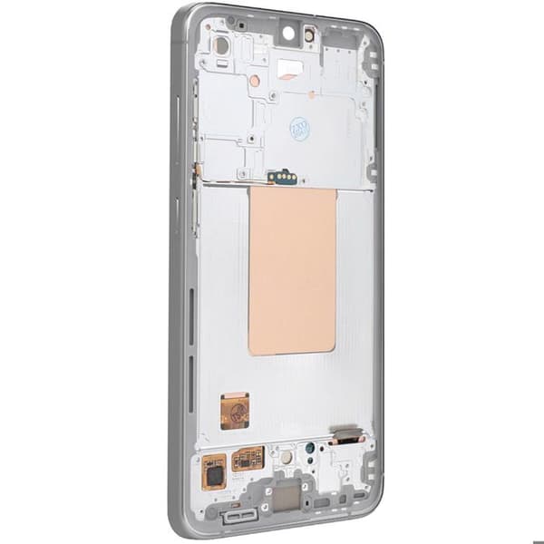 Skärm för Samsung S24 FE LCD + Taktile Glas + Original Samsung Chassi Grå