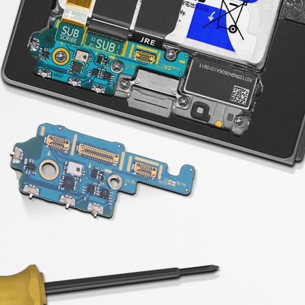 USB-C laddningskontakt för Samsung Galaxy Z Fold 6 Original Samsung Svart