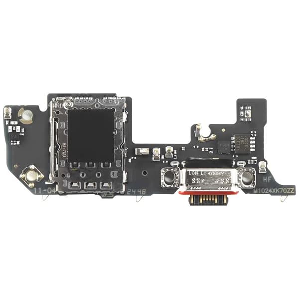USB-C laddningsanslutning och SIM-kortsläsare för Xiaomi 14T och 14T Pro svart