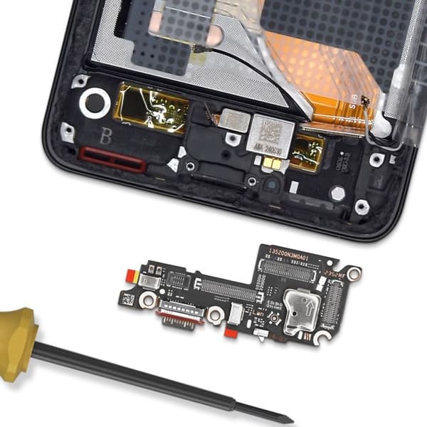 USB-C laddningsport och SIM-kortsläsare för Xiaomi 14 Original Xiaomi Svart