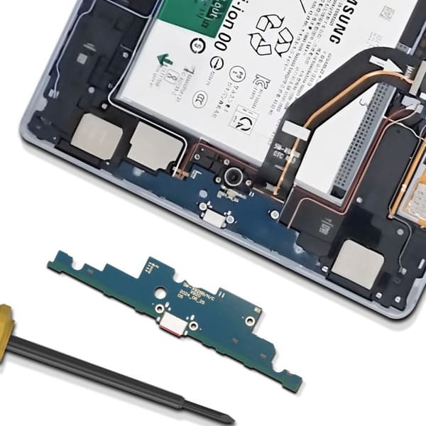 USB-C-laddningskontakt för Samsung Galaxy Tab S10 Ultra Original Samsung Svart