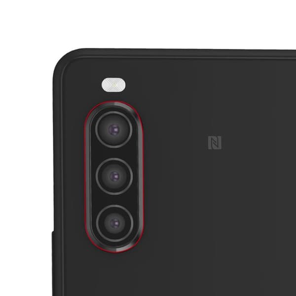 Stöd Linstkamera Bakre för Sony Xperia 10 II Svart