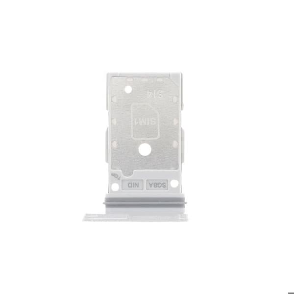 Tiroir för SIM-kort för Samsung Galaxy S24 FE Nano SIM-plats Silver