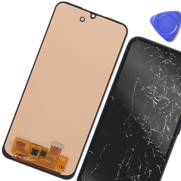 LCD-skärm och Pekskärm för Samsung Galaxy A25 Svart
