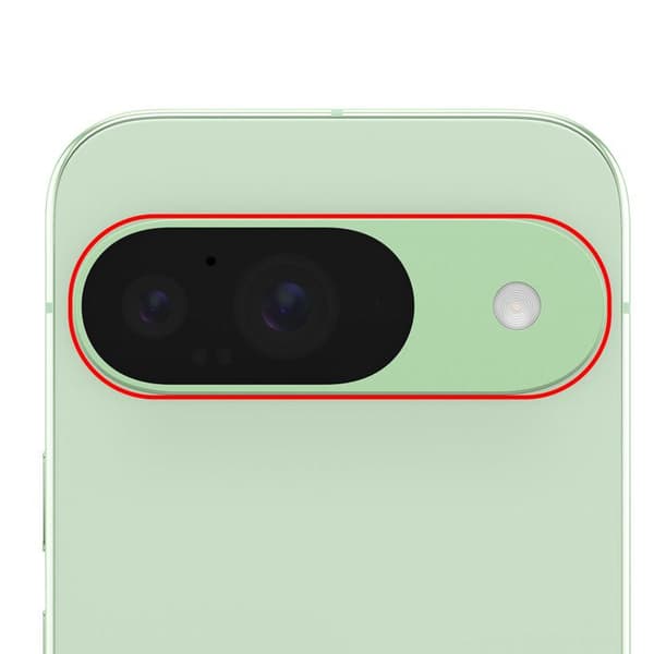 Linskamera Bakre för Google Pixel 9 Grön