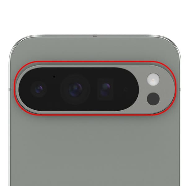 Lins Kamera Bak för Google Pixel 9 Pro XL Grön