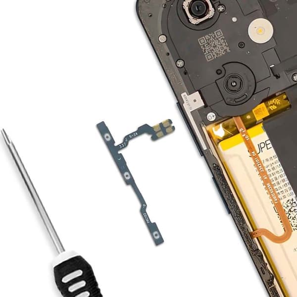 Nappe Knapp Power och Volym för Oppo A79 Svart