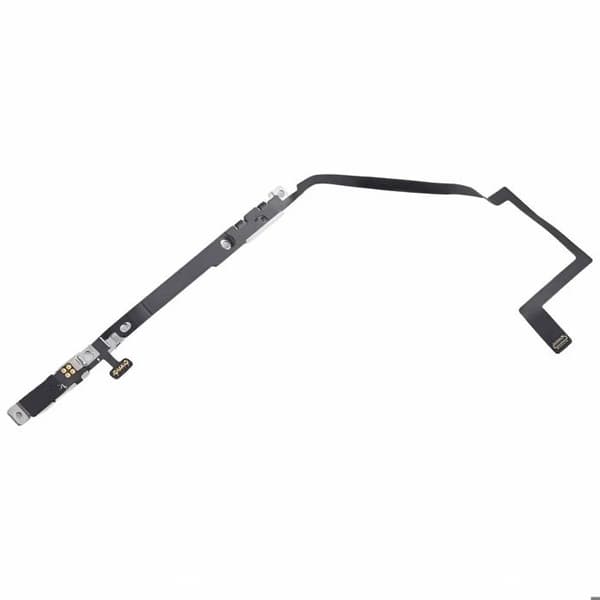 Napp för ström- och volymknapp för iPhone 16 Pro Max svart