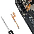 Miniatyrbild 3 av 4: Napp för ström och volym för Xiaomi Redmi Note 8T svart