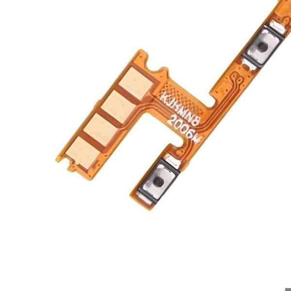 Napp för ström och volym för Xiaomi Redmi Note 8T svart