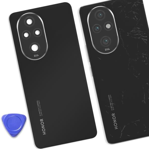 Bakglas för Honor 200 Pro Original Service Pack Honor Svart