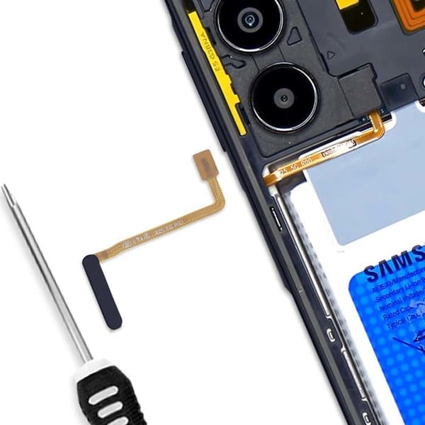 Nappknapp för Samsung Galaxy A25 5G Relife Svart