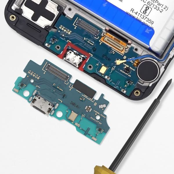 USB-C laddningskontakt för Samsung Galaxy A16 Original Samsung Svart