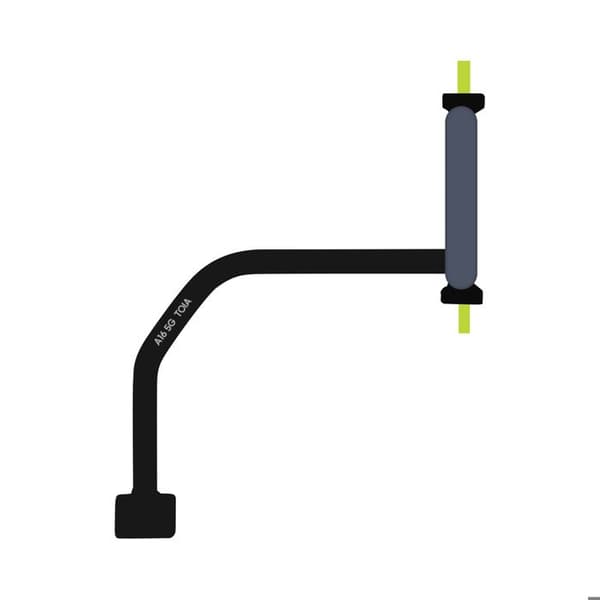 Original Samsung svart fingeravtrycksläsare för Samsung Galaxy A16