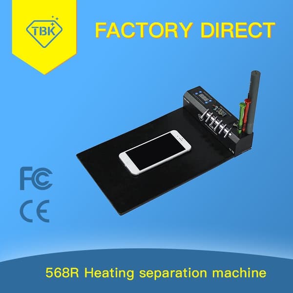 TBK-568 LCD-skärmseparator, snabb uppvärmning, dubbel spänning, kompakt design