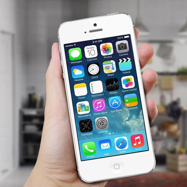 Apple iPhone 5S / SE Komplett Taktile Original Apple LCD-skärm - vit