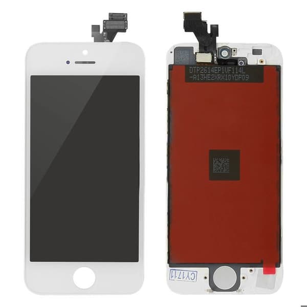 Apple iPhone 5S / SE Komplett Taktile Original Apple LCD-skärm - vit