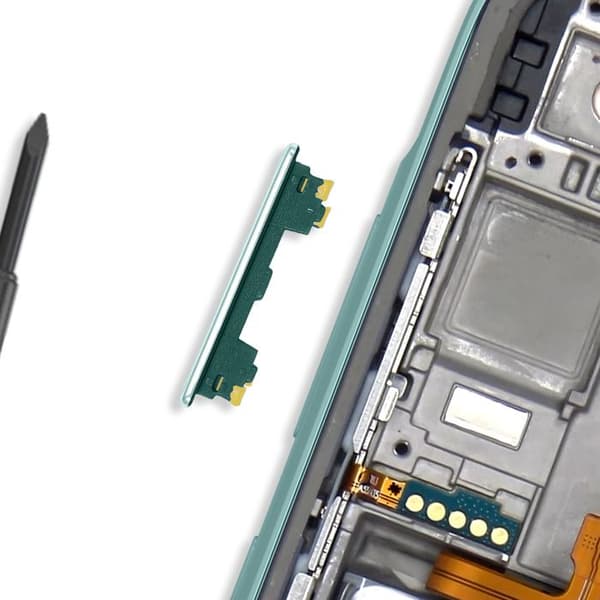 Knapp Volym för Samsung Galaxy A16 Original Samsung Turkos