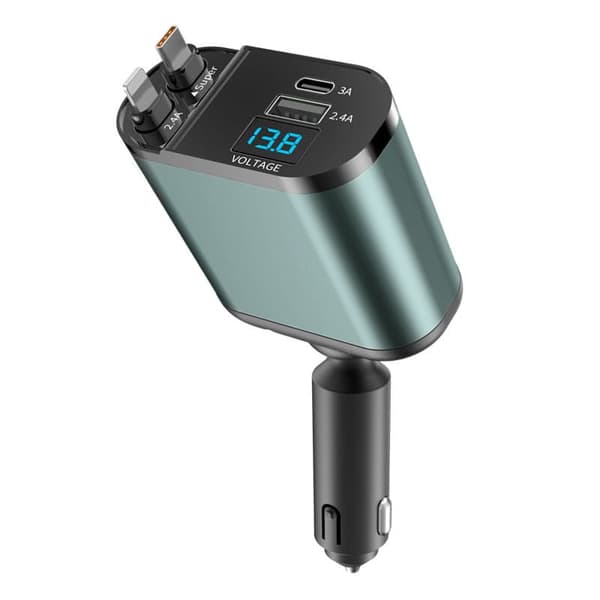 OBOSOE 2 Pack Autolaturi 100w - Autolaturi - iPhone/Samsung - USB-C