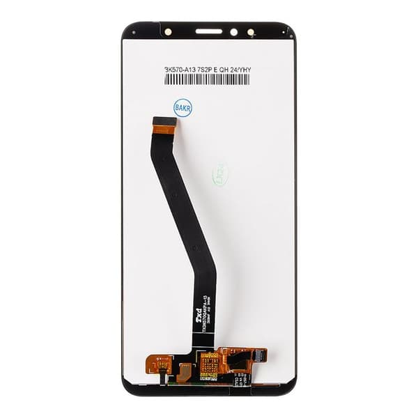 Ersättnings-LCD- och pekskärm för Huawei Y6 Prime 2018 Typ IPS Svart