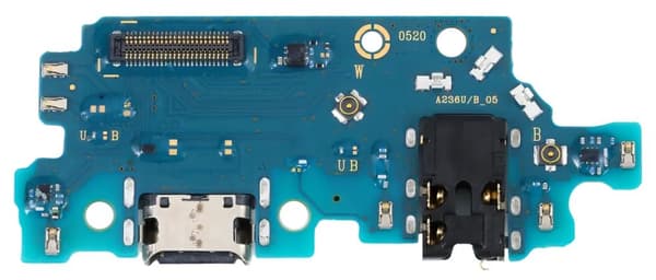 Original USB-laddningsuttag för Samsung Galaxy A23 5G SERVICE PACK