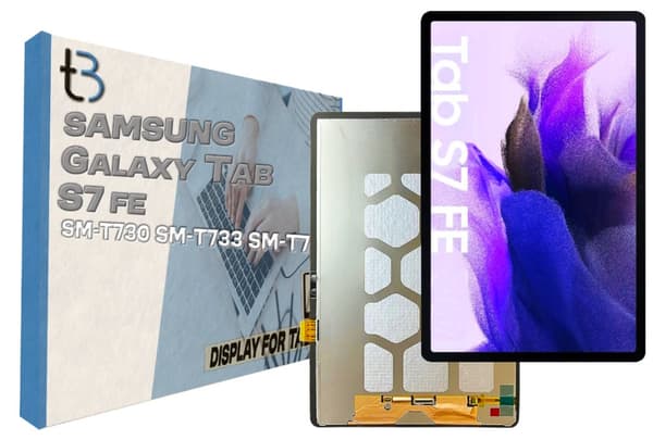 Originalskärm med pekskärm för Samsung Galaxy Tab S7 FE T733 T736