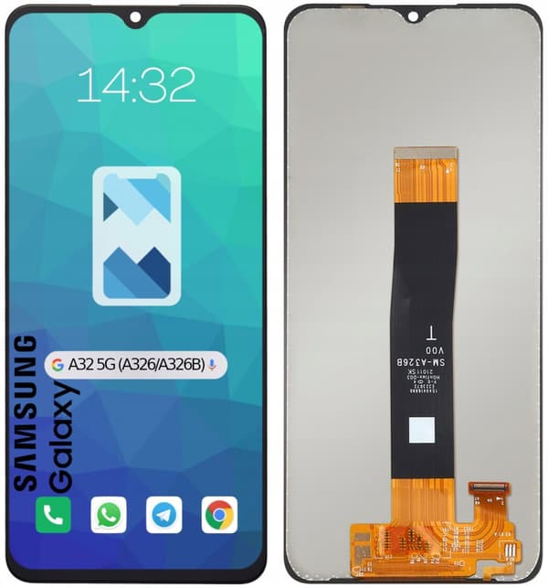 Alkuperäinen näyttö Samsung Galaxy A32 5G SM-A326B:lle, kunnostettu