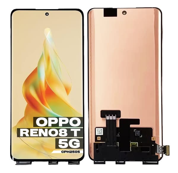 Original LCD-skärm med pekskärm och digitaliseringsfunktion för Oppo Reno 8T 5G CPH2505