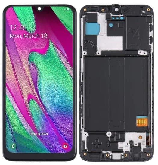 LCD-näyttö Samsung A40 SM-A405F A405 A405F Incellille kehyksellä