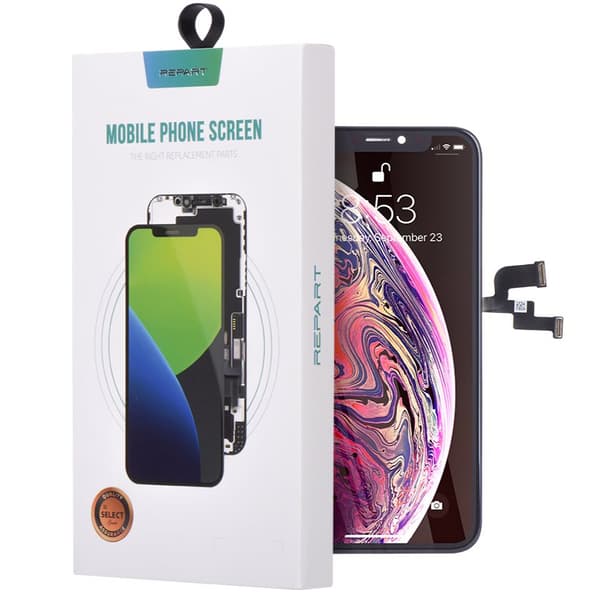 REPART LCD IPS -kosketusnäytön digitizer-lasi iPhone XS Incellille