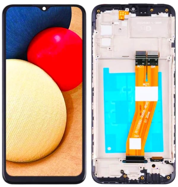 Original LCD IPS-skärm för Samsung Galaxy A02S SM-A025F Ram