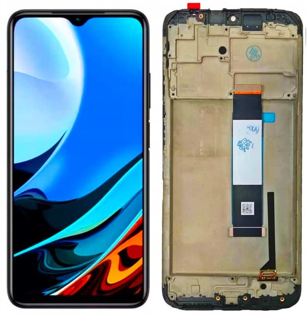 Original LCD-skærm + touchskærm Xiaomi Redmi 9T / Poco M3 (renoveret) TFT sort ramme