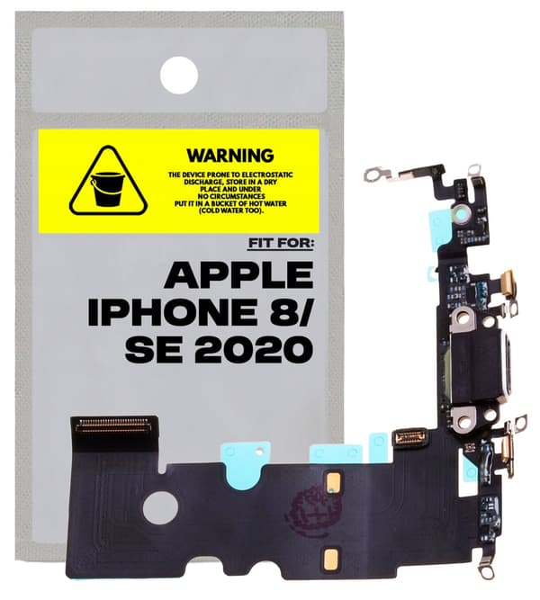 Latauspistoke Latausportin Flex-kaapeli Apple iPhone 8 A1905 OEM
