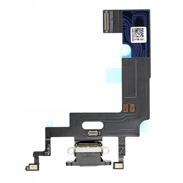 iPhone XR OEM opladningsstik Flexkabel Sort