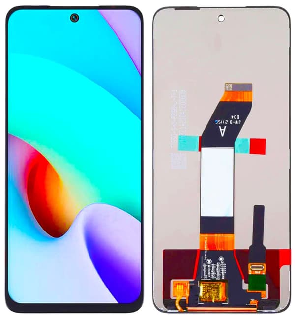 Original Xiaomi Redmi 10 2020 LCD-skärm + pekskärm (renoverad)