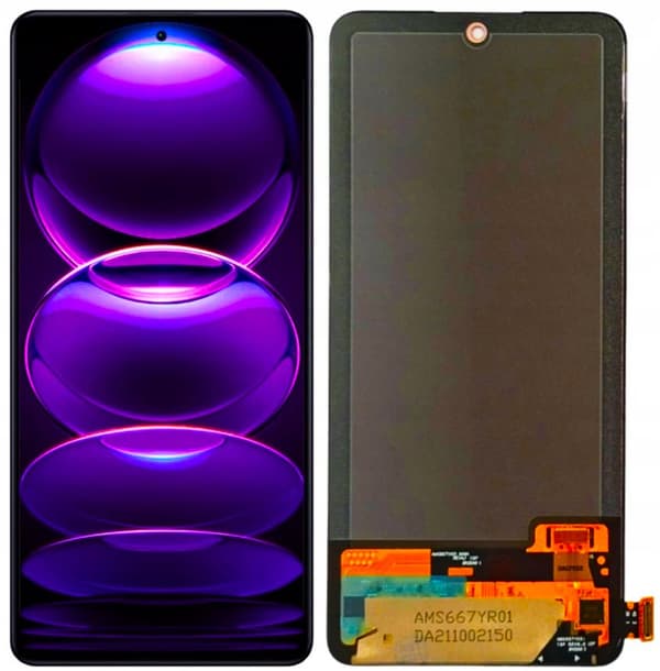 LCD-skärm + pekskärm för Xiaomi Redmi Note 12 Pro 4G OLED