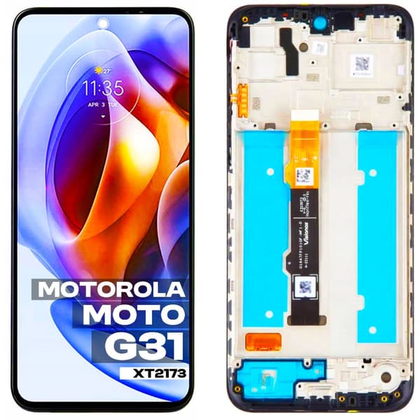 LCD-skærm + berøringsskærm til Motorola Moto G31 XT2173 OLED-ramme
