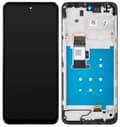Miniatyrbild 2 av 2: Original LCD-skärm + pekskärm Motorola Moto G13 XT2331 XT2331-2 (renoverad) svart ram