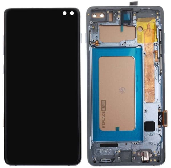 LCD-skærm + touchskærm Samsung Galaxy S10 Plus G975 Incell sort ramme