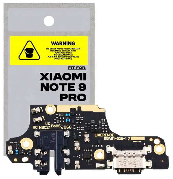 Original opladningsstik til Xiaomi Note 9 Pro - Tradebit