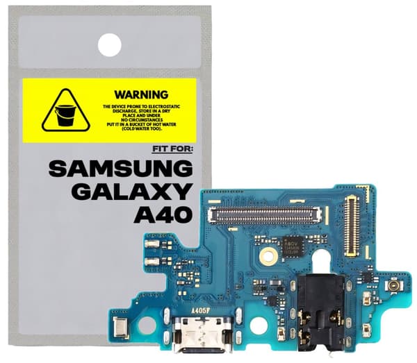 Original opladningsstik til Samsung Galaxy A40 Tradebit