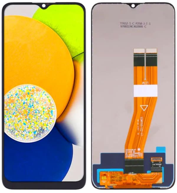 Original LCD-skærm + berøringsskærm Samsung Galaxy A03 SM-A035G (istandsat)