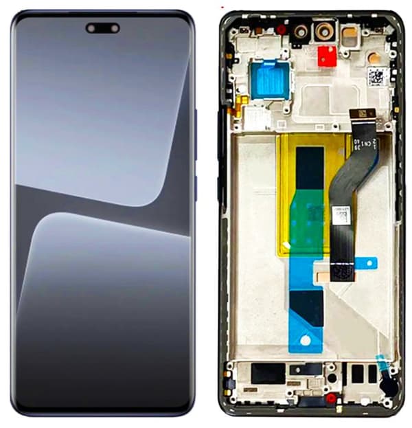 Original LCD + Touchskærm Xiaomi 13 Lite Frame Original AMOLED