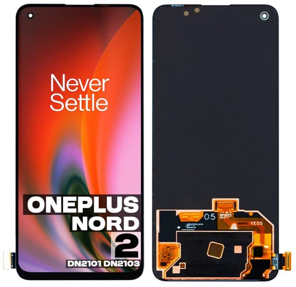 LCD-skærm + berøringsskærm til OnePlus NORD 2 5G DN2101 DN2103 OLED